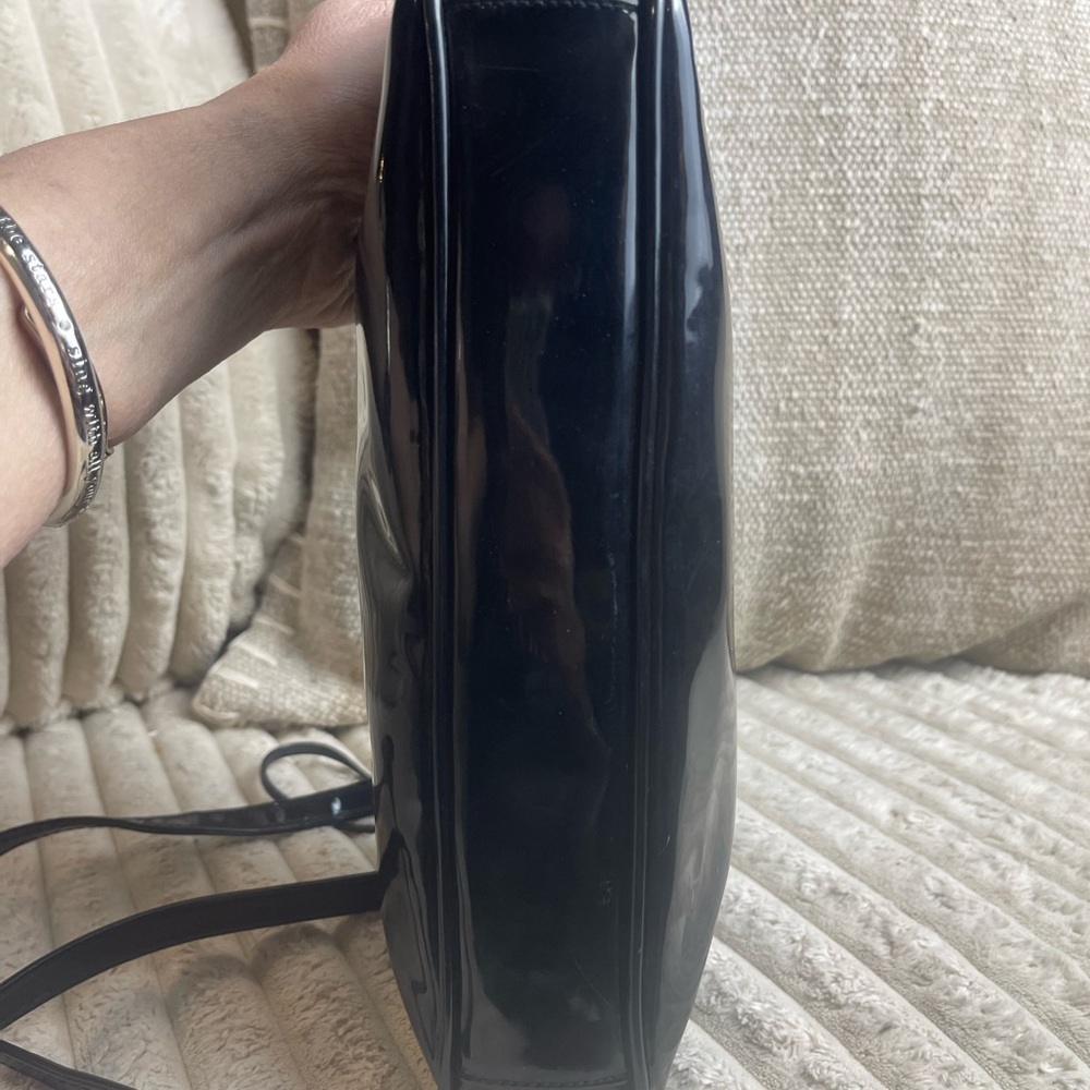 Worthington Black Patent Mini Crossbody Bag - Picture 6 of 8